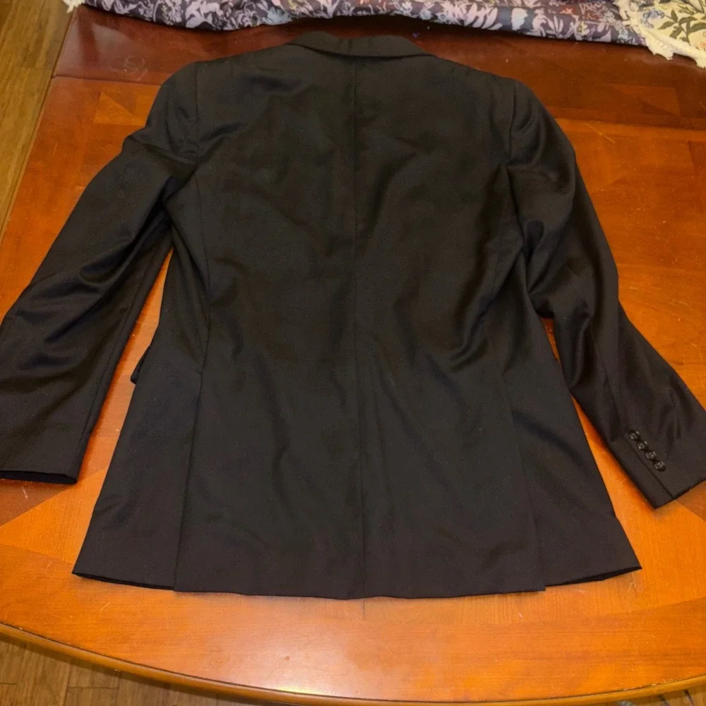 Jos A Bank | Travelers Collection | Black Wool Blazer |‎ Men's 42L